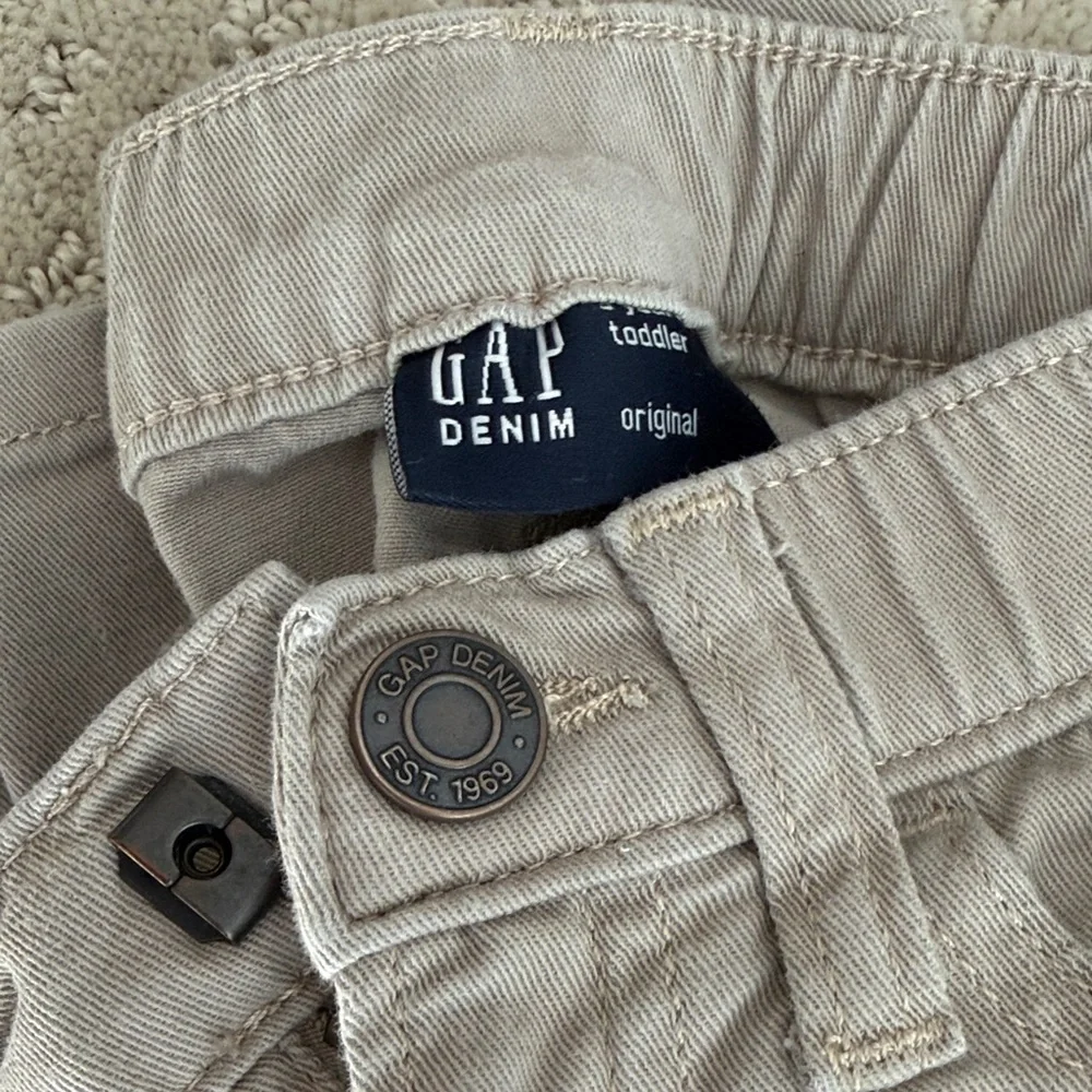 GAP Kids Pull-On Pants in Brown and Light Gray
